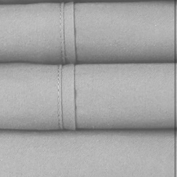 Twin Size Bed Sheets - 4 Piece 1500 Supreme Collection Fine, Twin, Silver - Picture 6 of 7